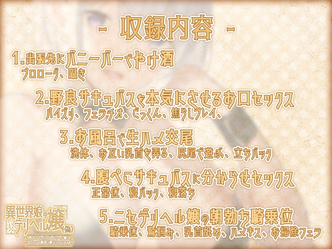 【KU100】異世界娘のデリヘル嬢（偽）〜野良サキュバスが、デリヘル嬢に代わって精液ご馳走になります