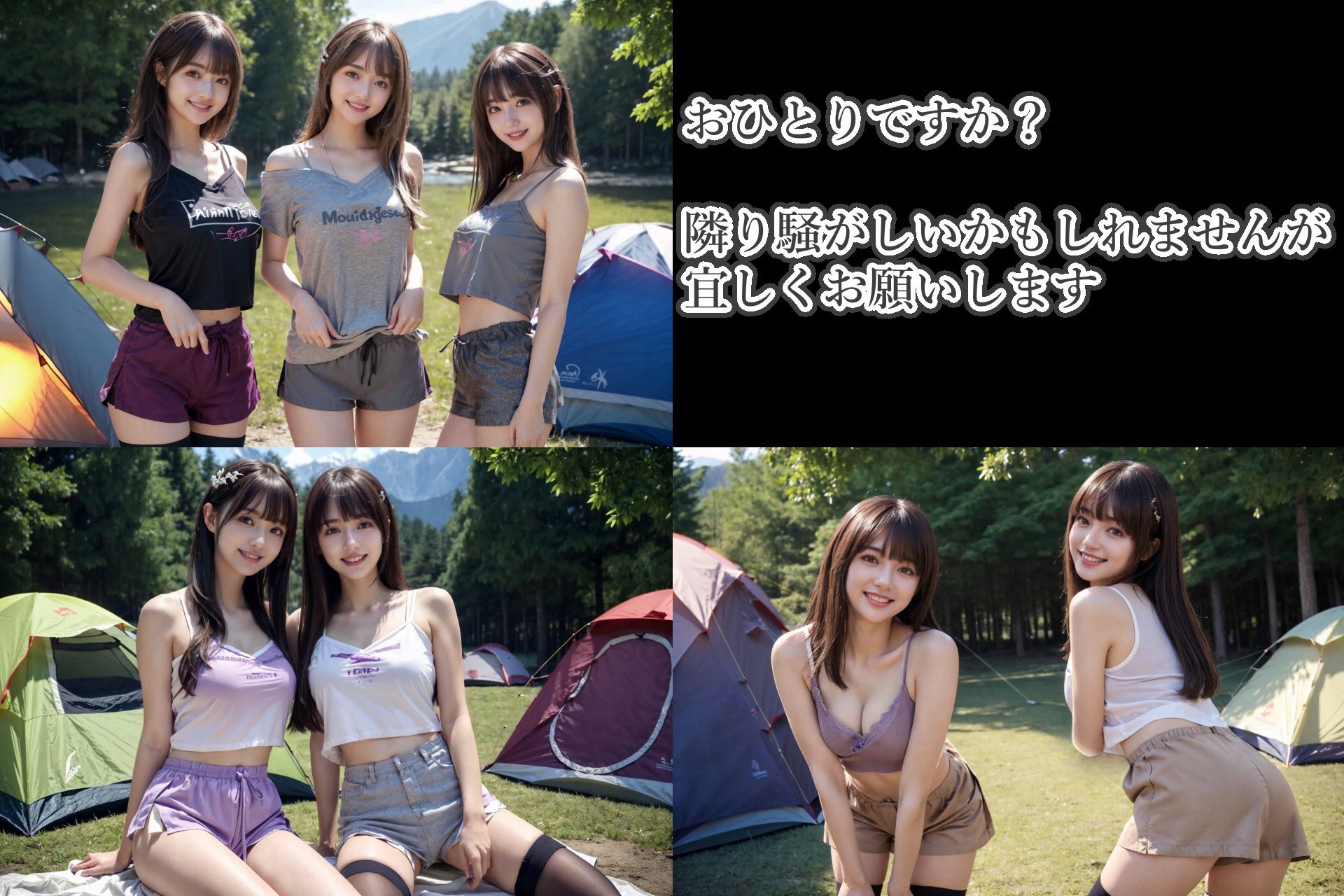 開放的すぎるキャンプガール