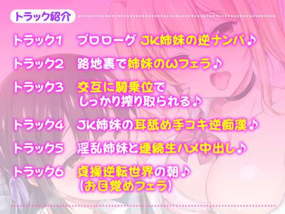 【KU100】貞操逆転した世界でエロジェーケーと出会ってすぐに襲われエッチ！