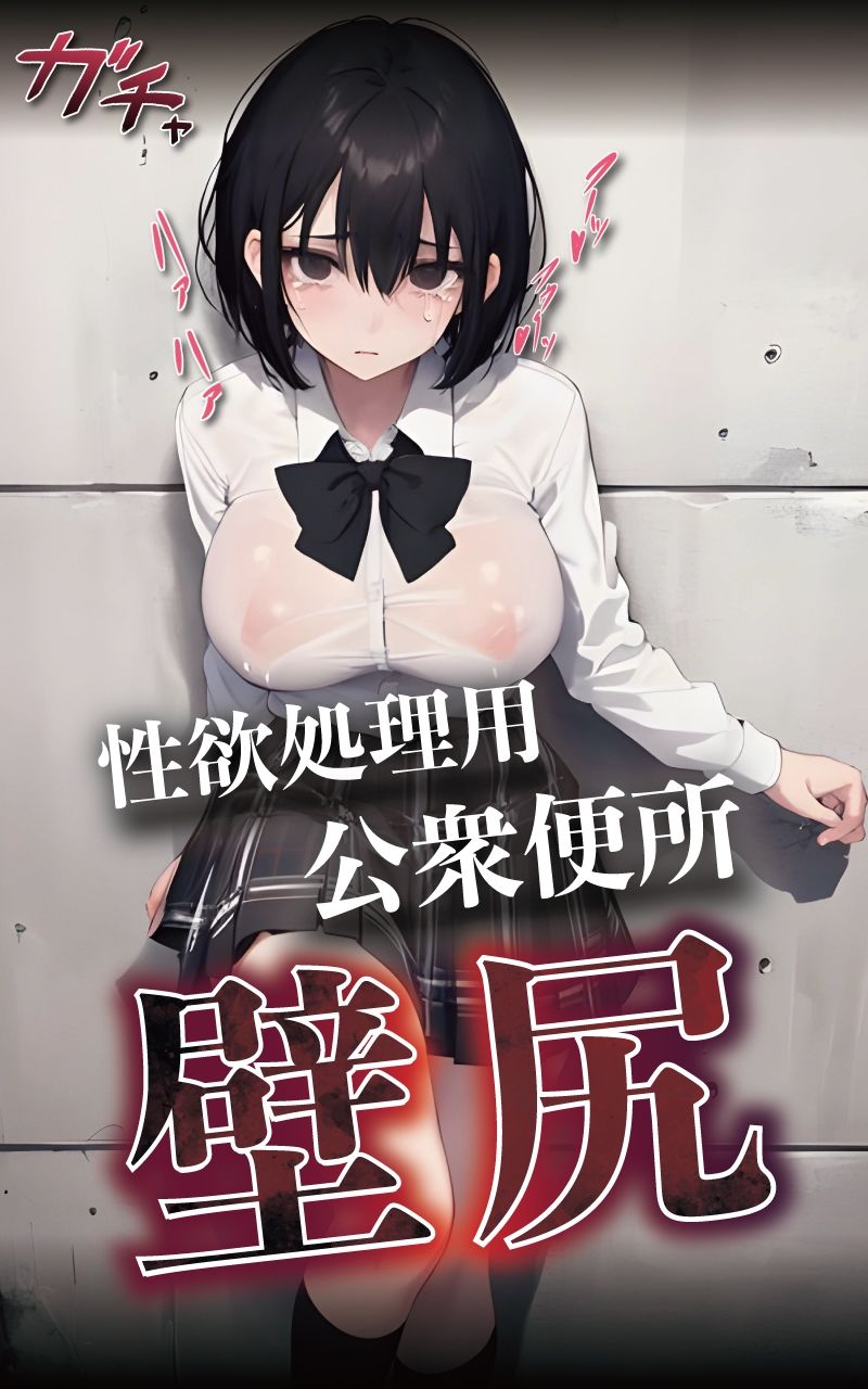 女子校生『壁尻』公衆便所【高画質400ページ】