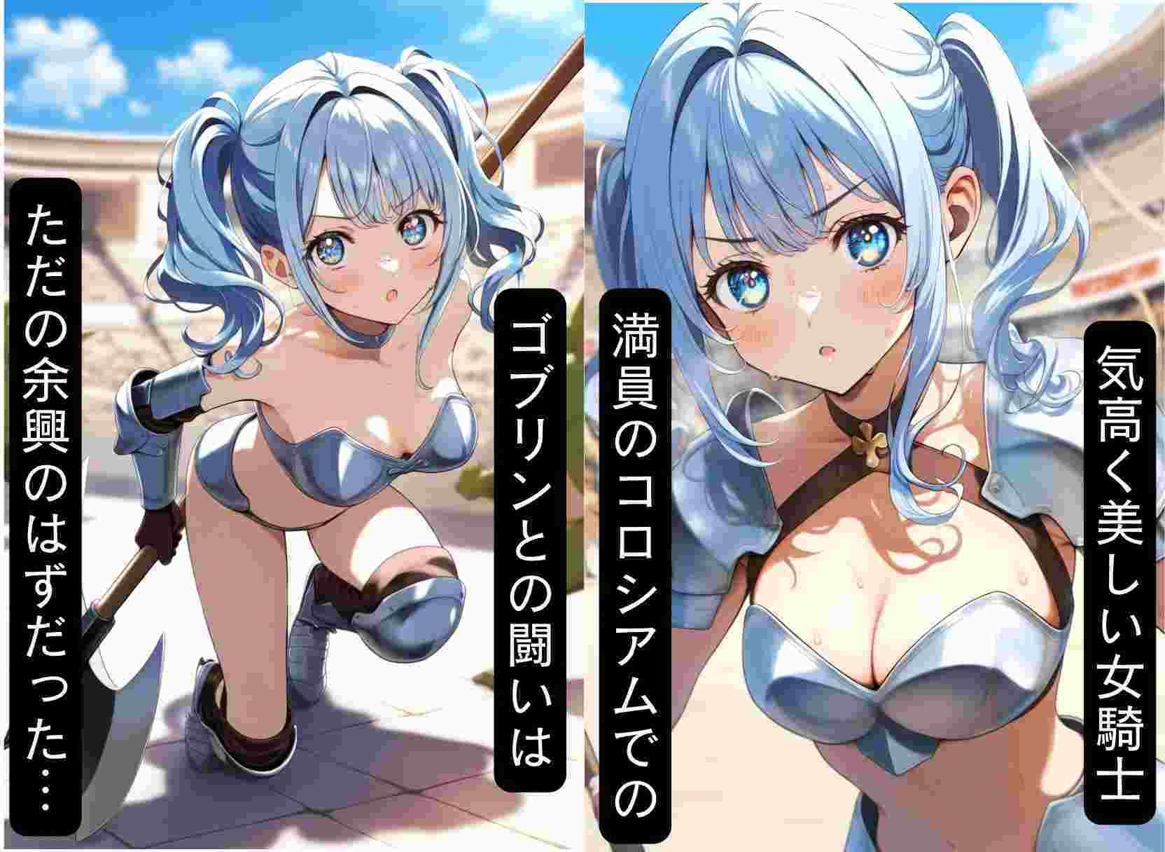 異世界巨乳女騎士が、闘技場でゴブリンに敗北異種姦セックス