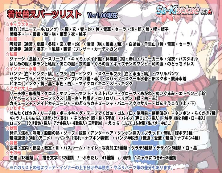 Sa-Kisekae set-A