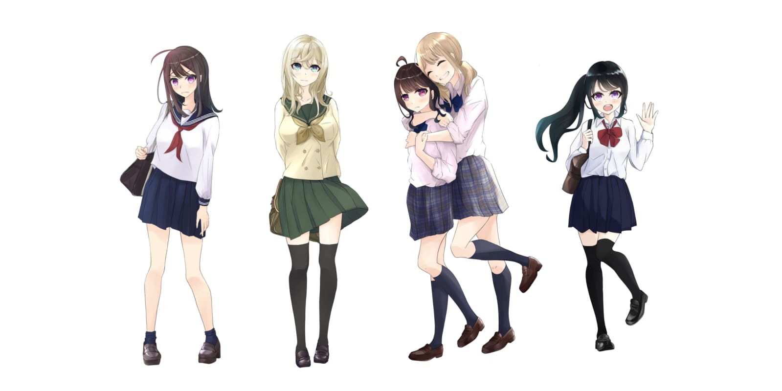 制服で縛られておもちゃ責め