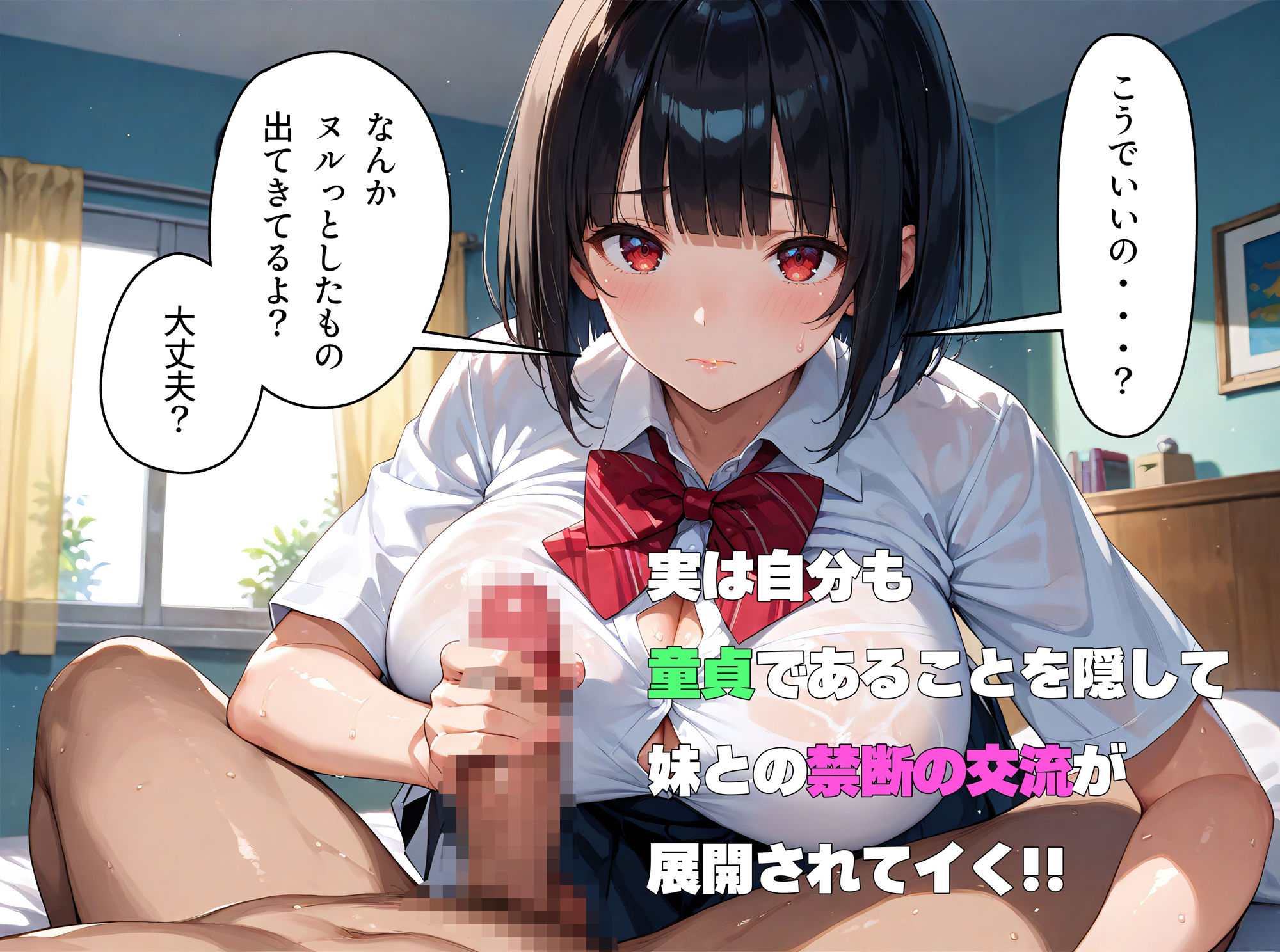 爆乳でまじめな妹が「処女を捨てたい」と兄の俺に頼んできた