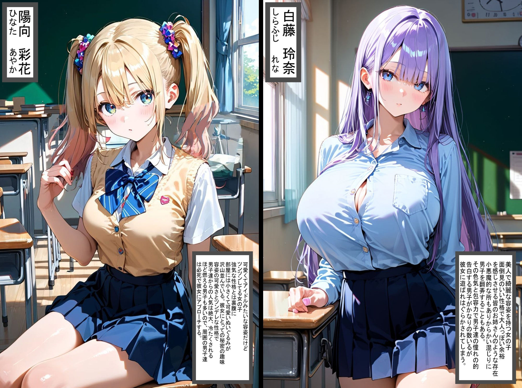 2人の狙われたJK 性奴●化計画（陽向・白藤）