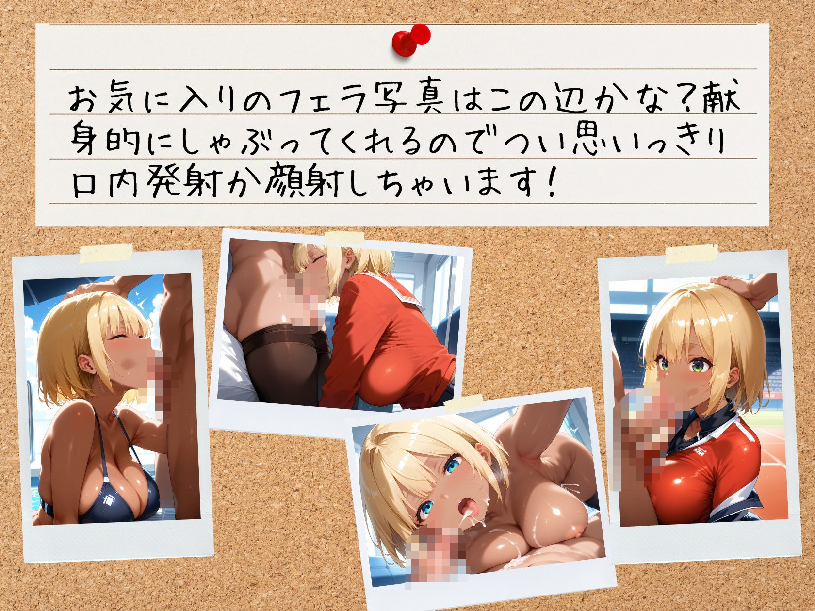 セフレの生ハメ写真公開します 金髪ショート爆乳黒ギャル 〜エリカ〜 学校編