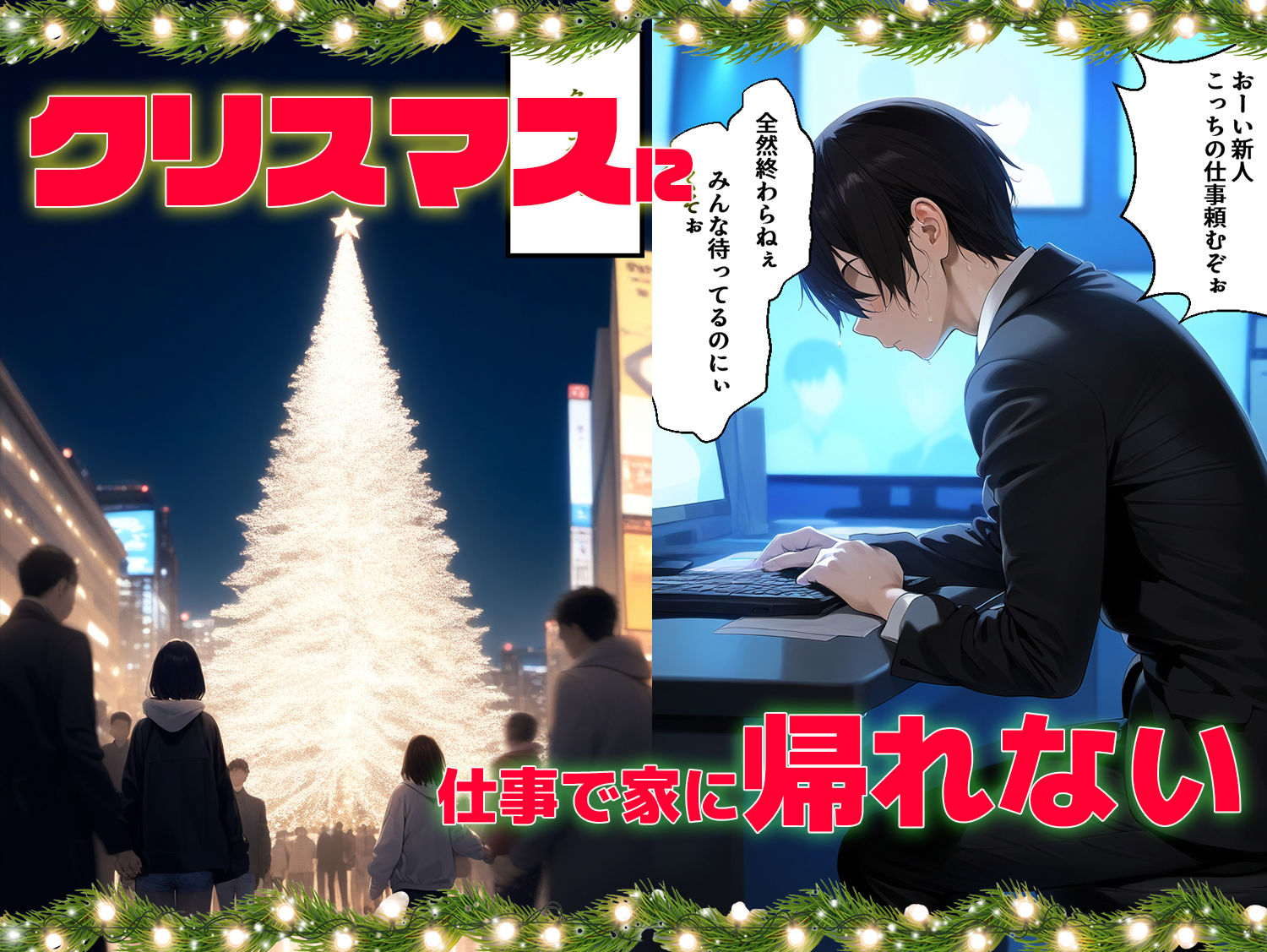 種付けサンタ クリスマス強●終了 アスナ＆直葉