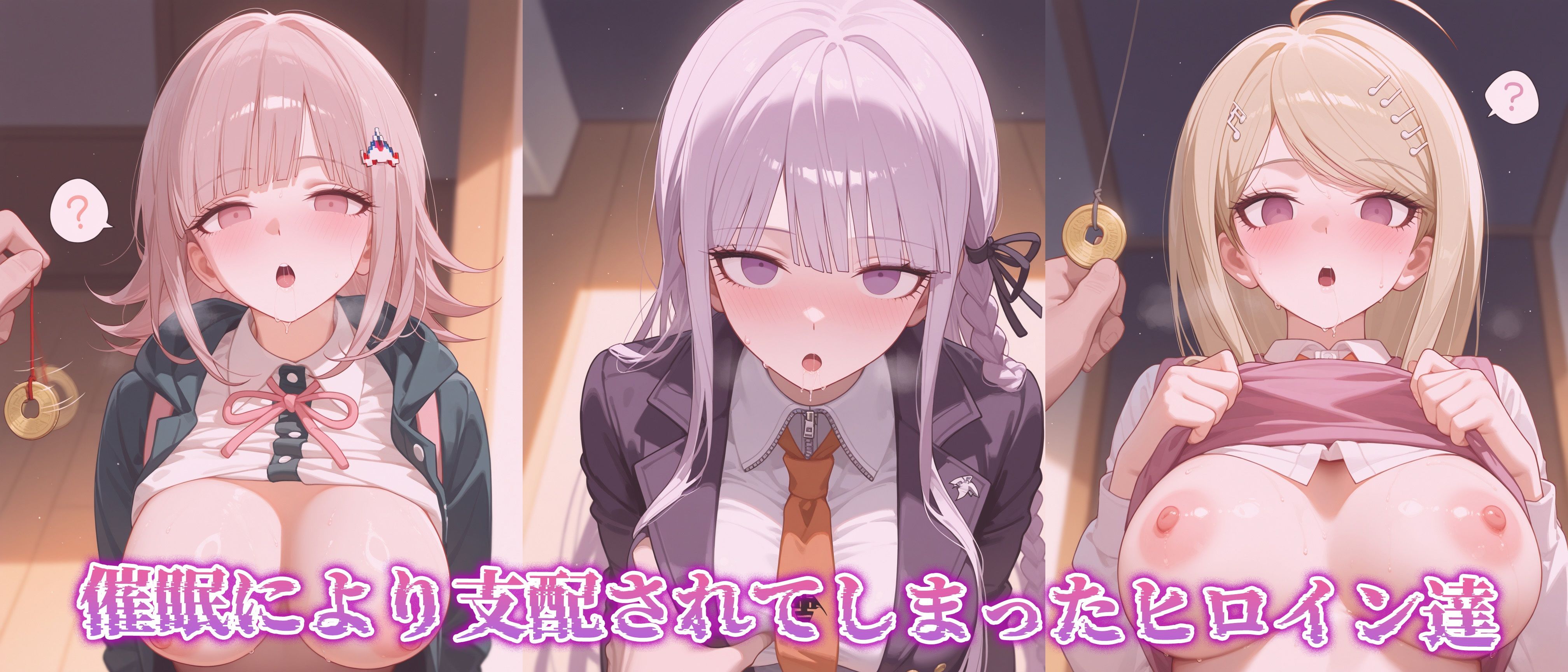 【催●性支配】強●淫乱ヒロイン化 ダ○ガンロンパ編 【霧○響子/七○千秋/赤○楓】