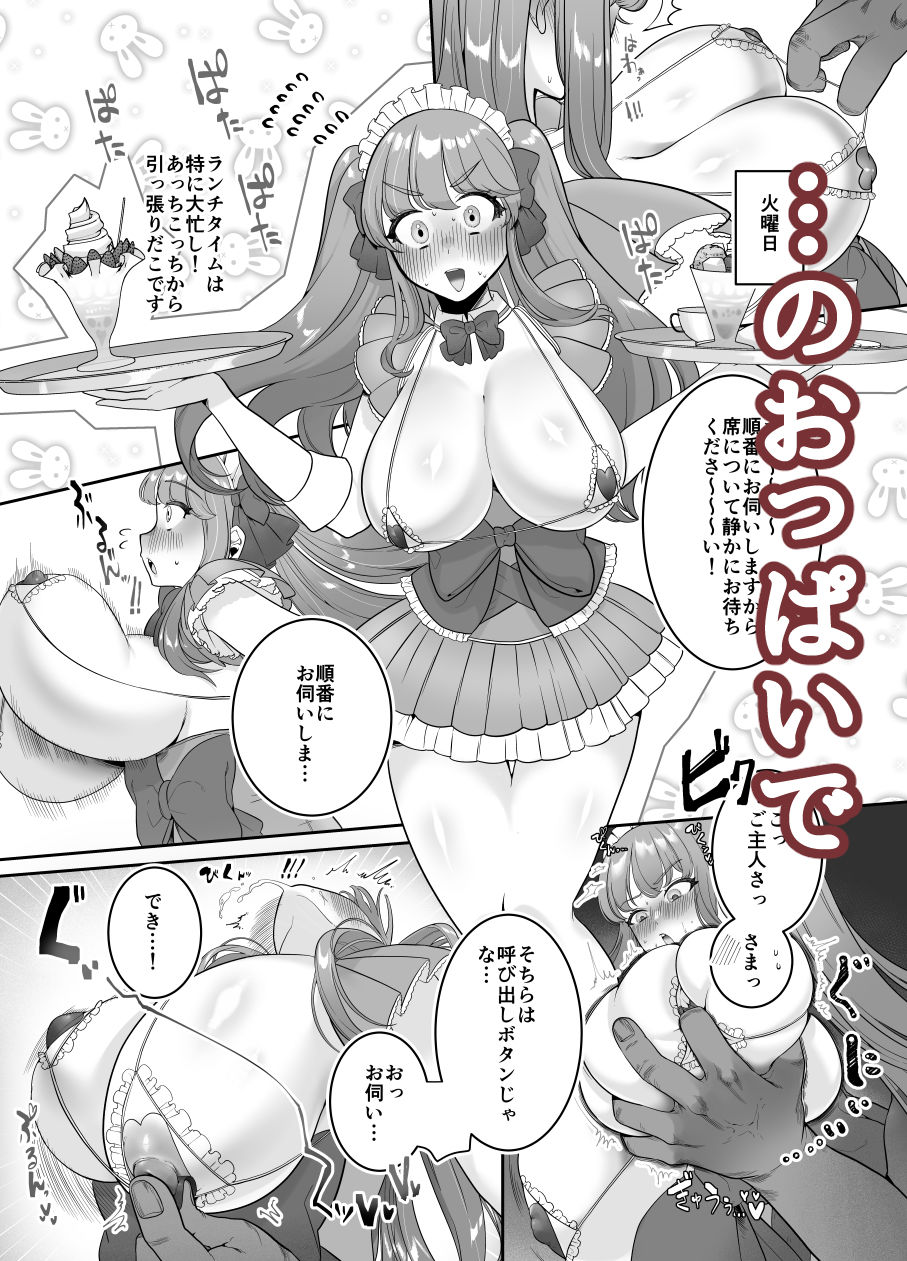 メイドカフェちちゆら チェキ1枚1500円 1まいめ