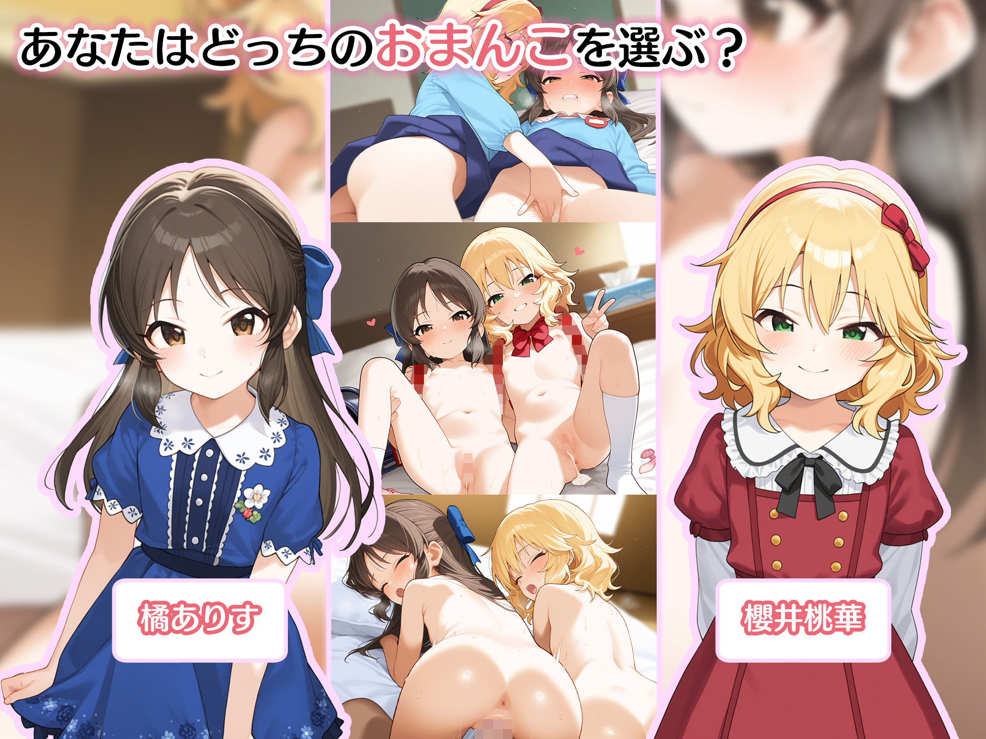 とろふわオマンコ食べ比べ♪種付け孕ませ性活 橘○りす＆桜○桃華