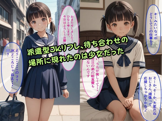 【総集編1000枚】初めてのJKリフレのバイトで無許可中出しされた記録【女子校生と45歳おじさんの援交中出しセックスの記録】