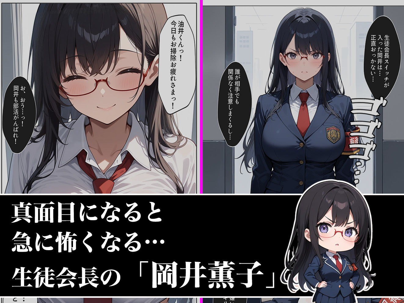 俺の前だとド変態になる真面目生徒会長の話