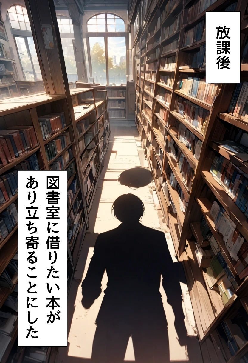 図書室の爆乳同級生とセフレになった話