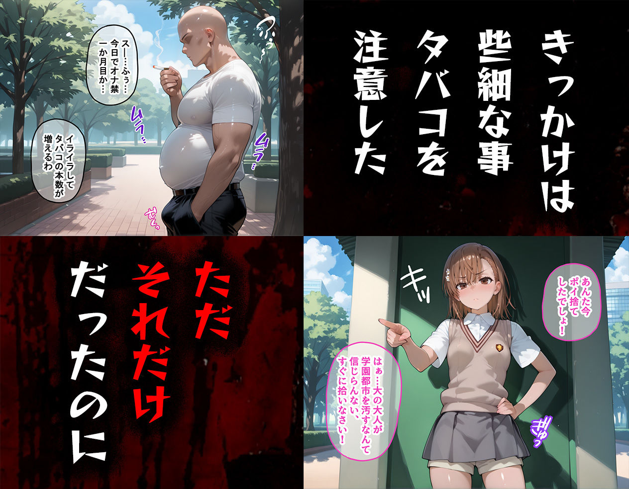 タバコを注意しただけなのに とある科学の超電磁砲 御坂美琴編