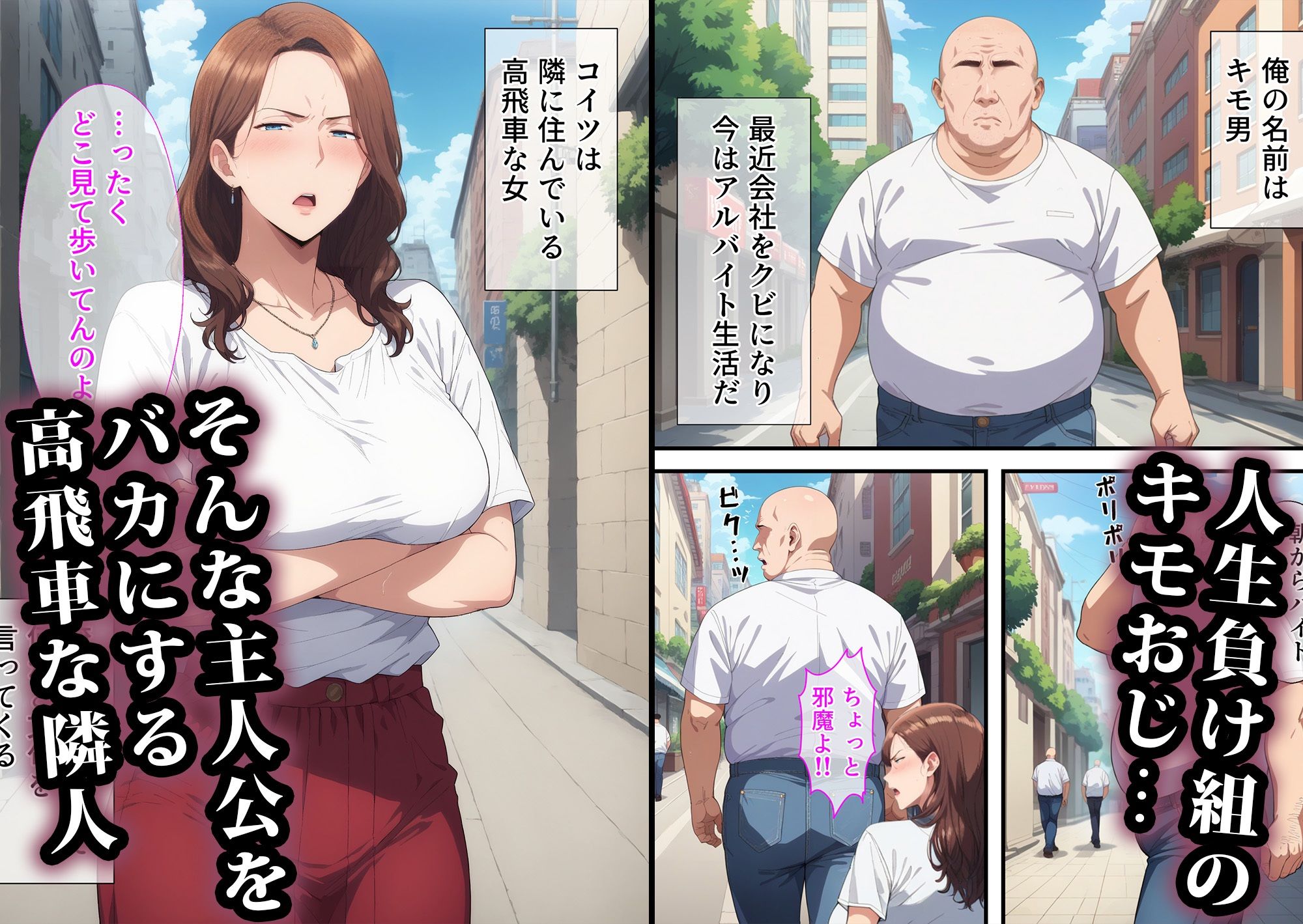 少子化対策で最強遺伝子のキモおじが種付けした結果〜高飛車な女編