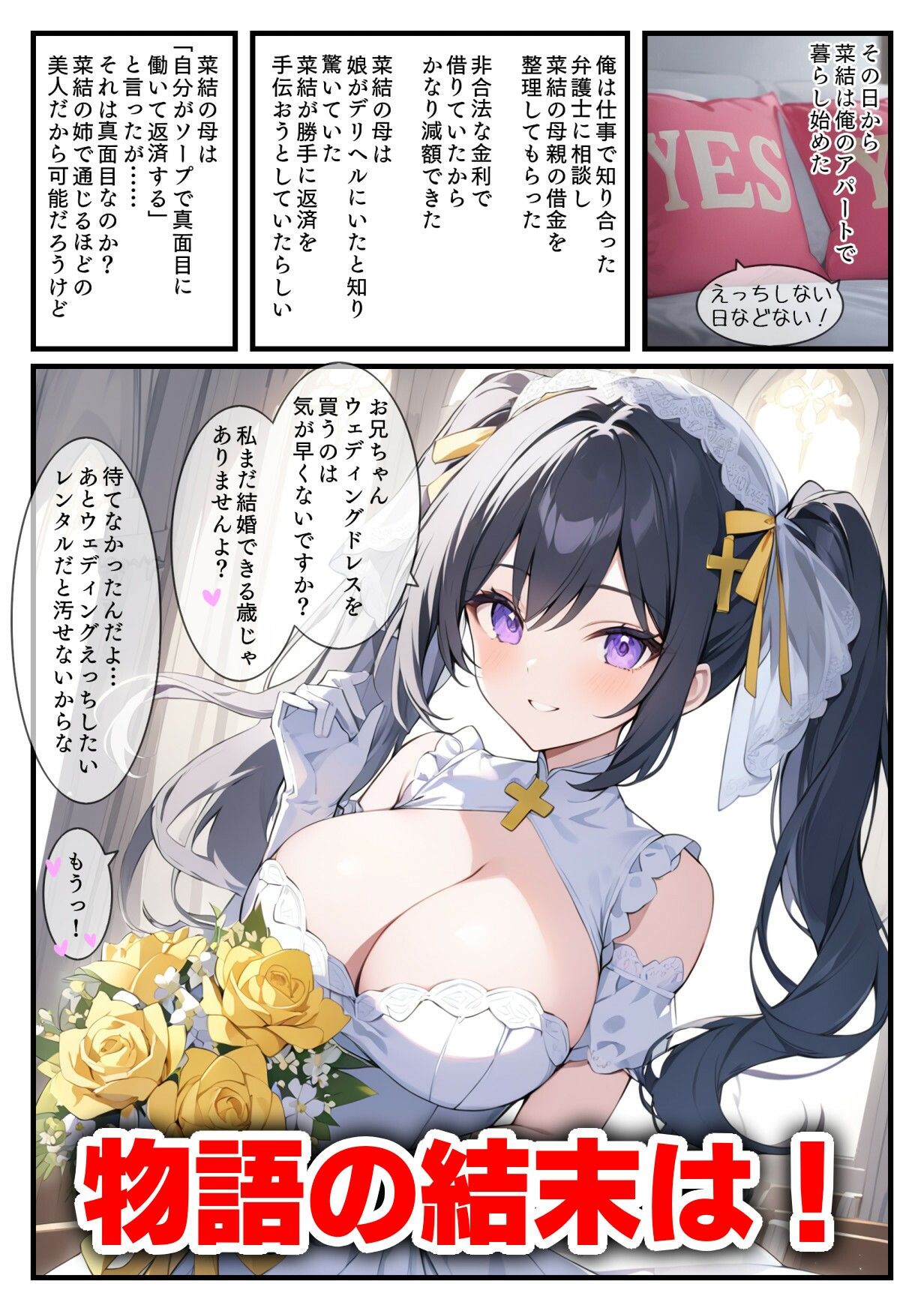 デリヘル呼んだら妹が来た。本番NGなのに処女をくれた