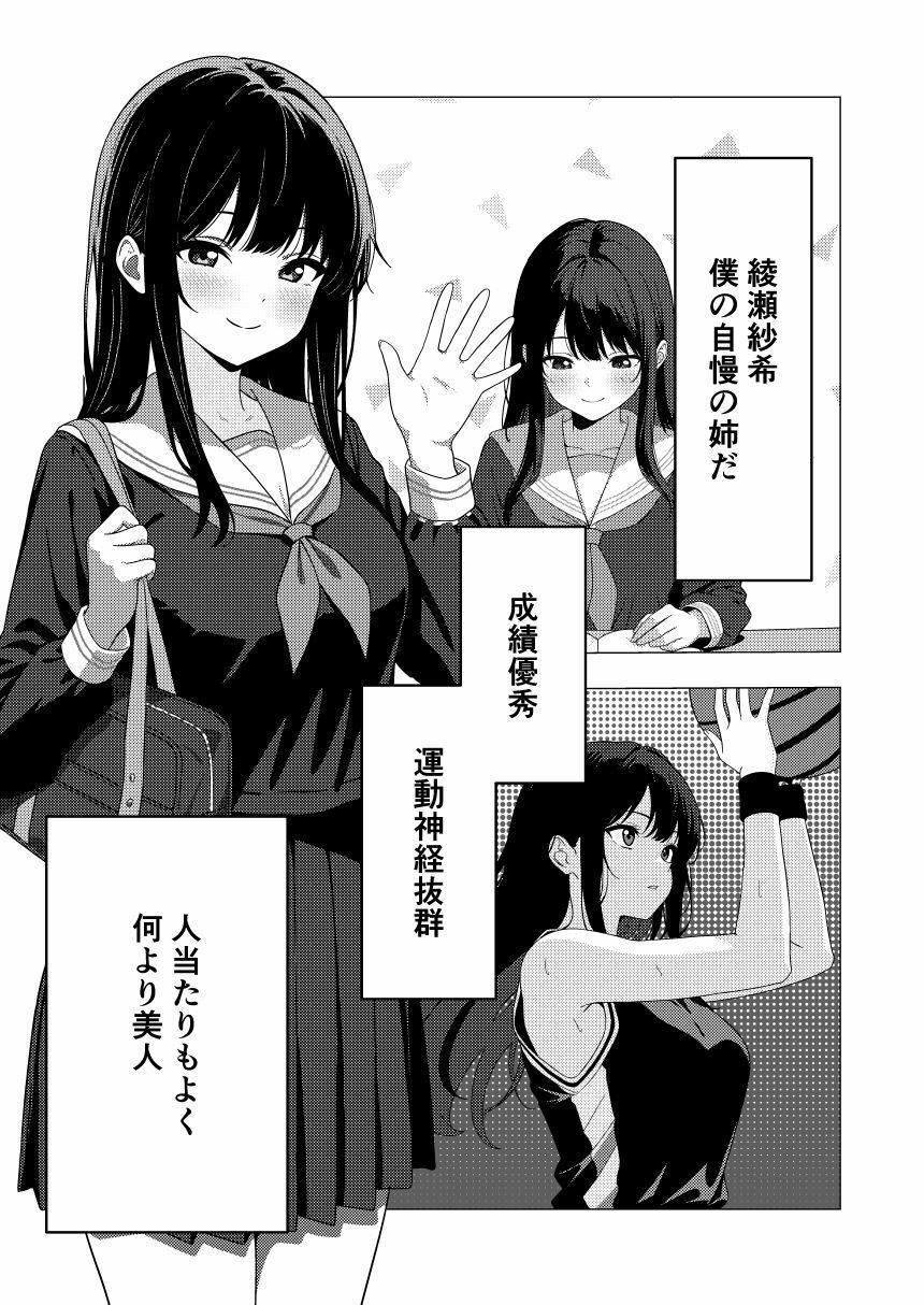 エロい友人に裸を見られる姉