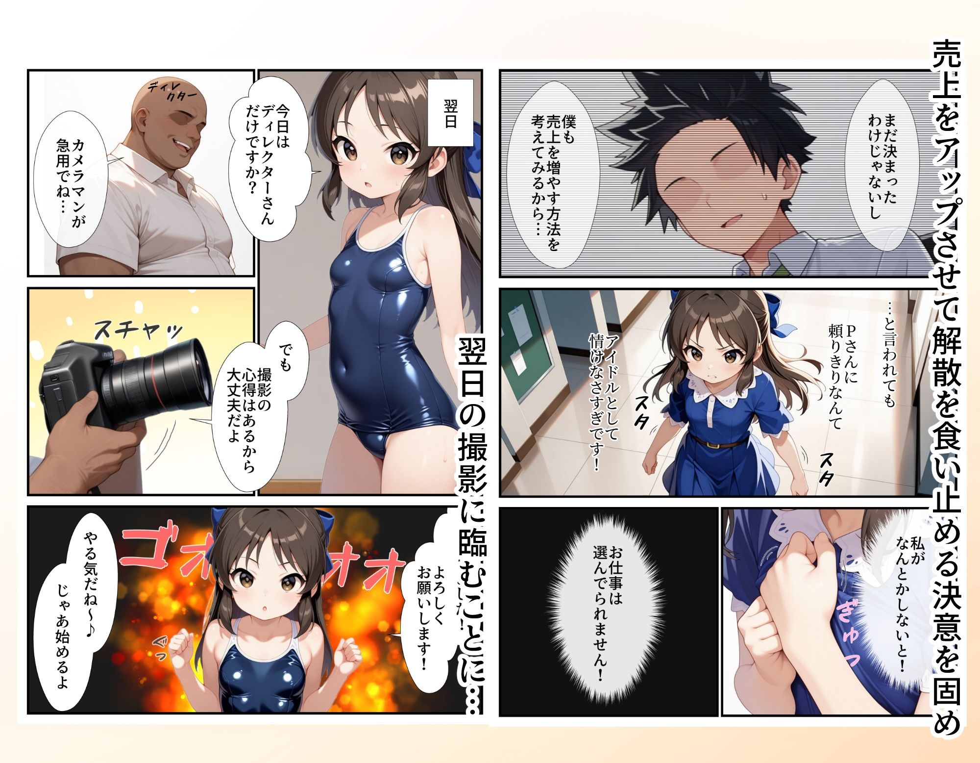 仕事を選んでられないアイドルがエッチな撮影に挑戦したら快楽におぼれちゃったお話