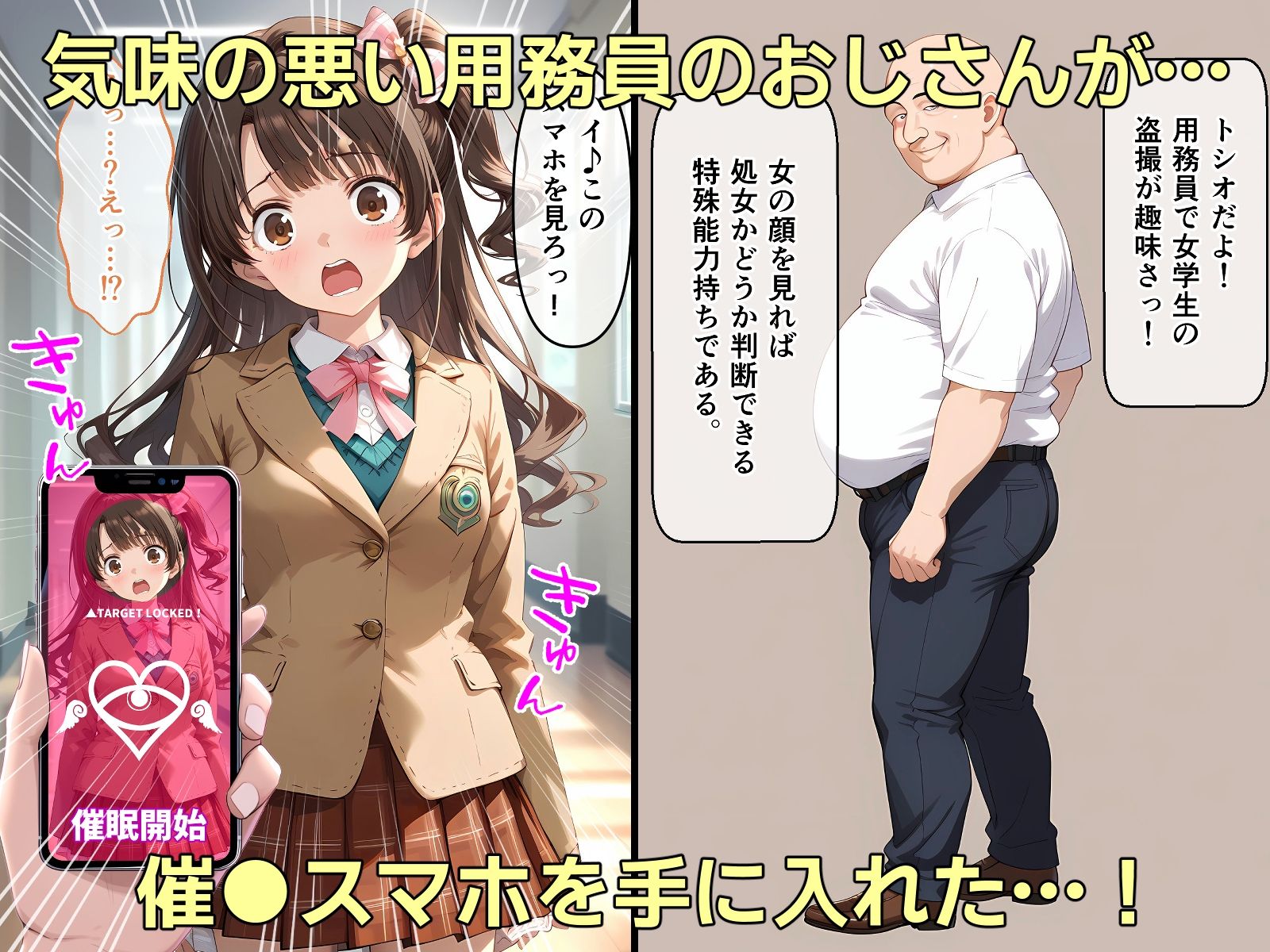 アイドル3人がおじさんに催●スマホで寝取られて妊娠エッチ