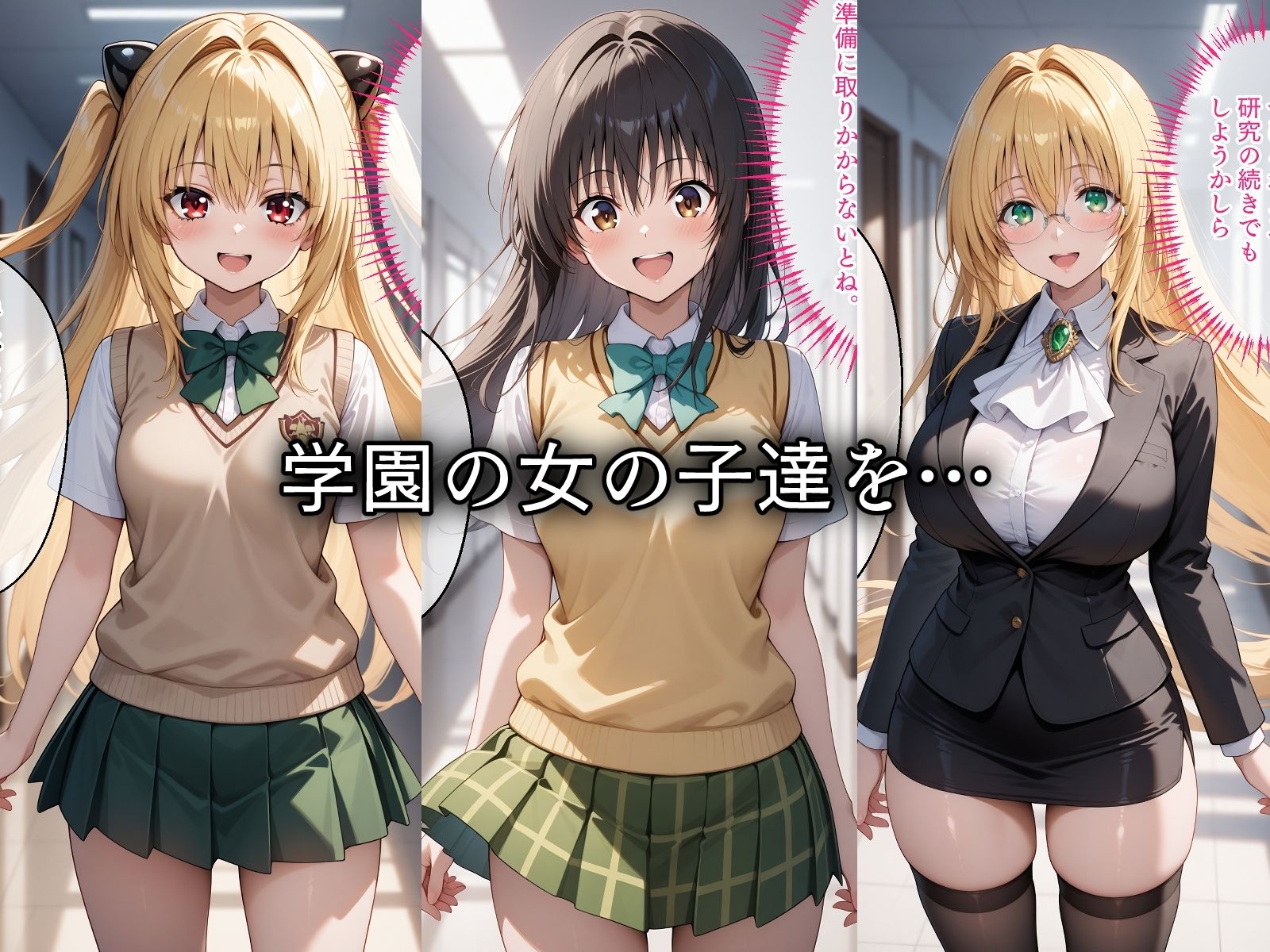 寝取られたハーレム〜催〇アプリで種付け完了