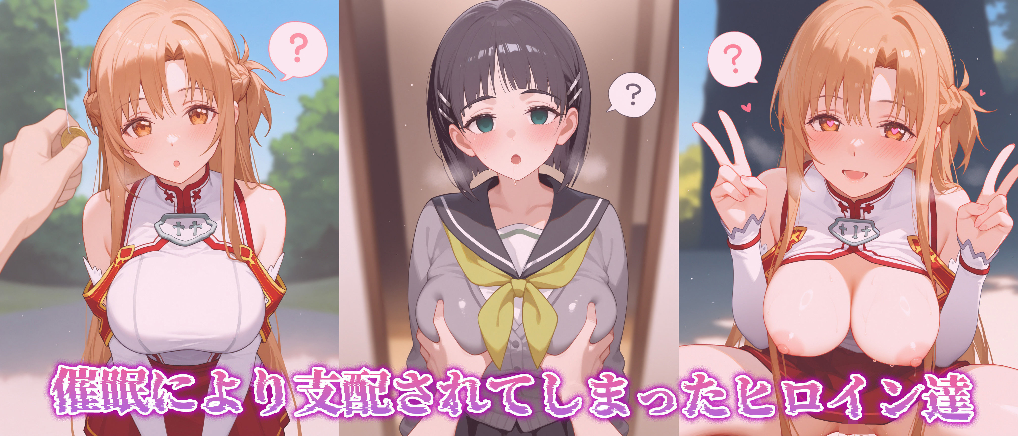 【催●性支配】強●淫乱ヒロイン化 SAO編【結○明日奈/桐○谷直葉】