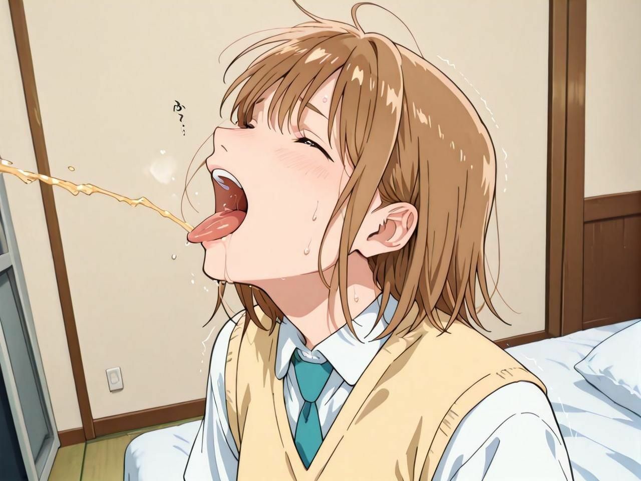 【ア◯のハコ】鹿◯千夏がバカ面下げて キモハゲ親父達にめちゃくちゃにされるエロCG作品【トー横デビュー】