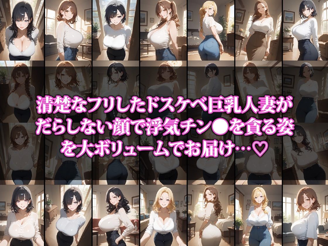 清楚なフリした巨乳人妻と濃厚不倫せっくす