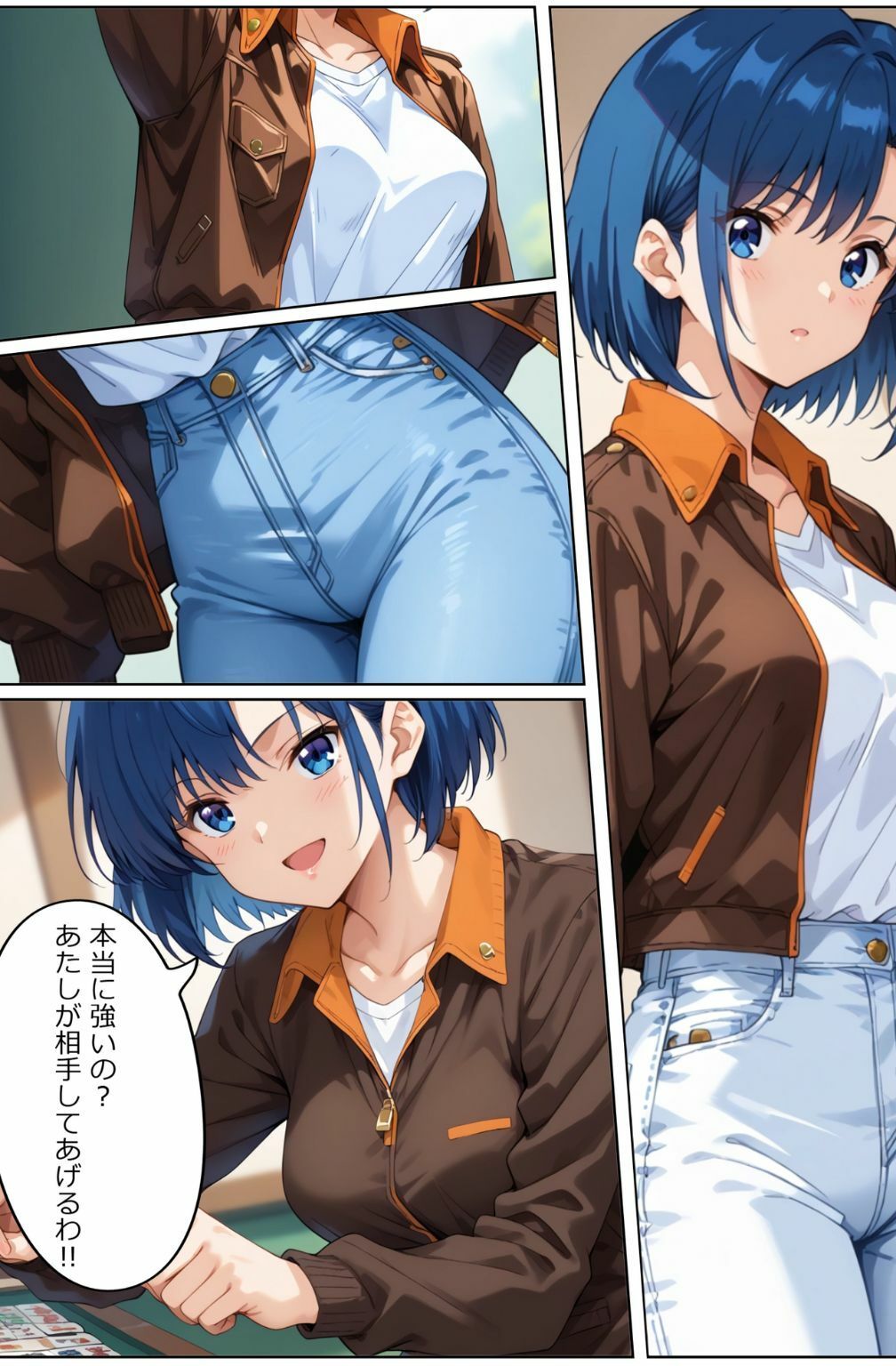 脱衣麻雀で勝負してもらっていいですか？Vol.10（スーパーリ〇ル麻雀）303枚