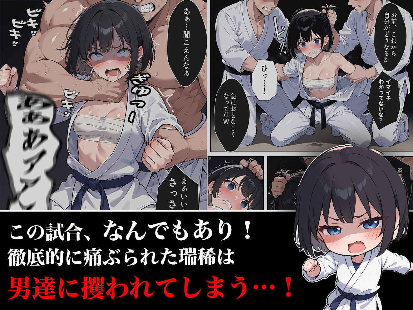 負けたら即中出しセックス 愛する道場を守るために道場破りに挑む天才柔道少女の話