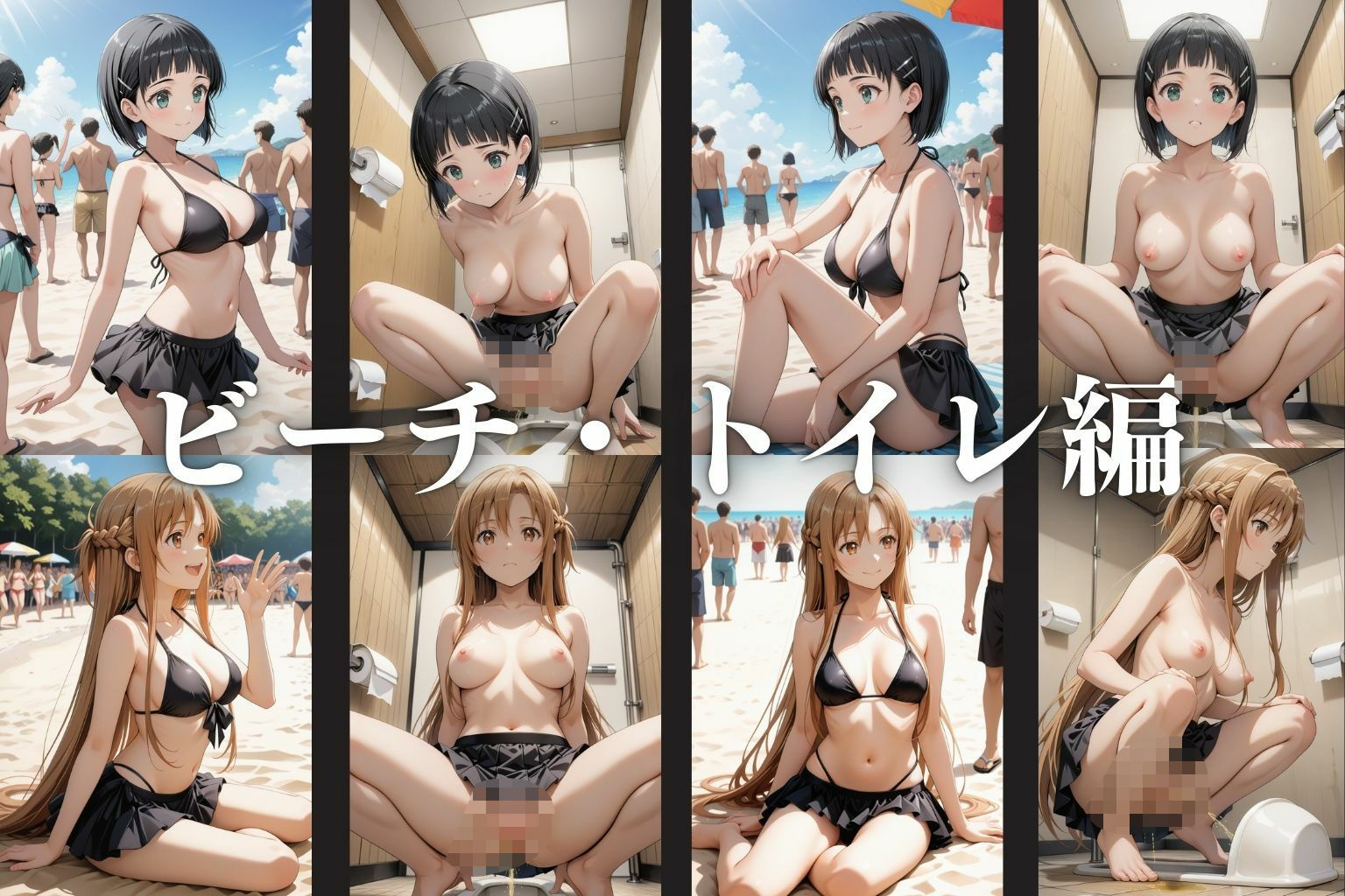 〜催●アプリでS級美女を孕ませハーレム〜 ―桐ヶ○直葉・結○明日奈―