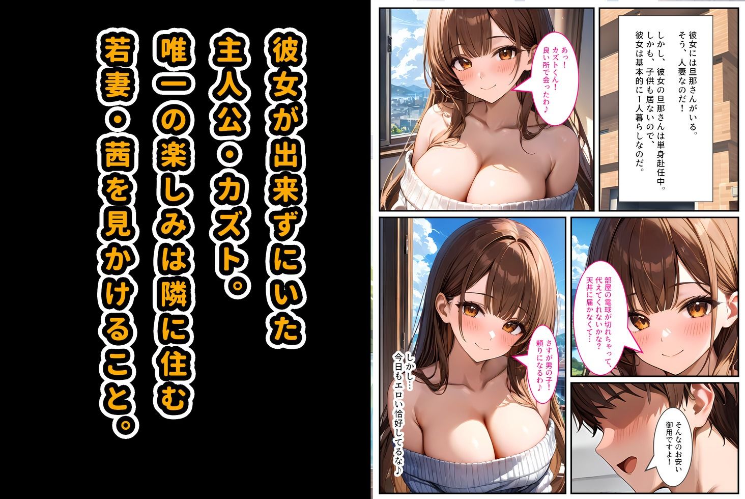 無防備な巨乳妻〜無理矢理、犯したらオナホになりました〜