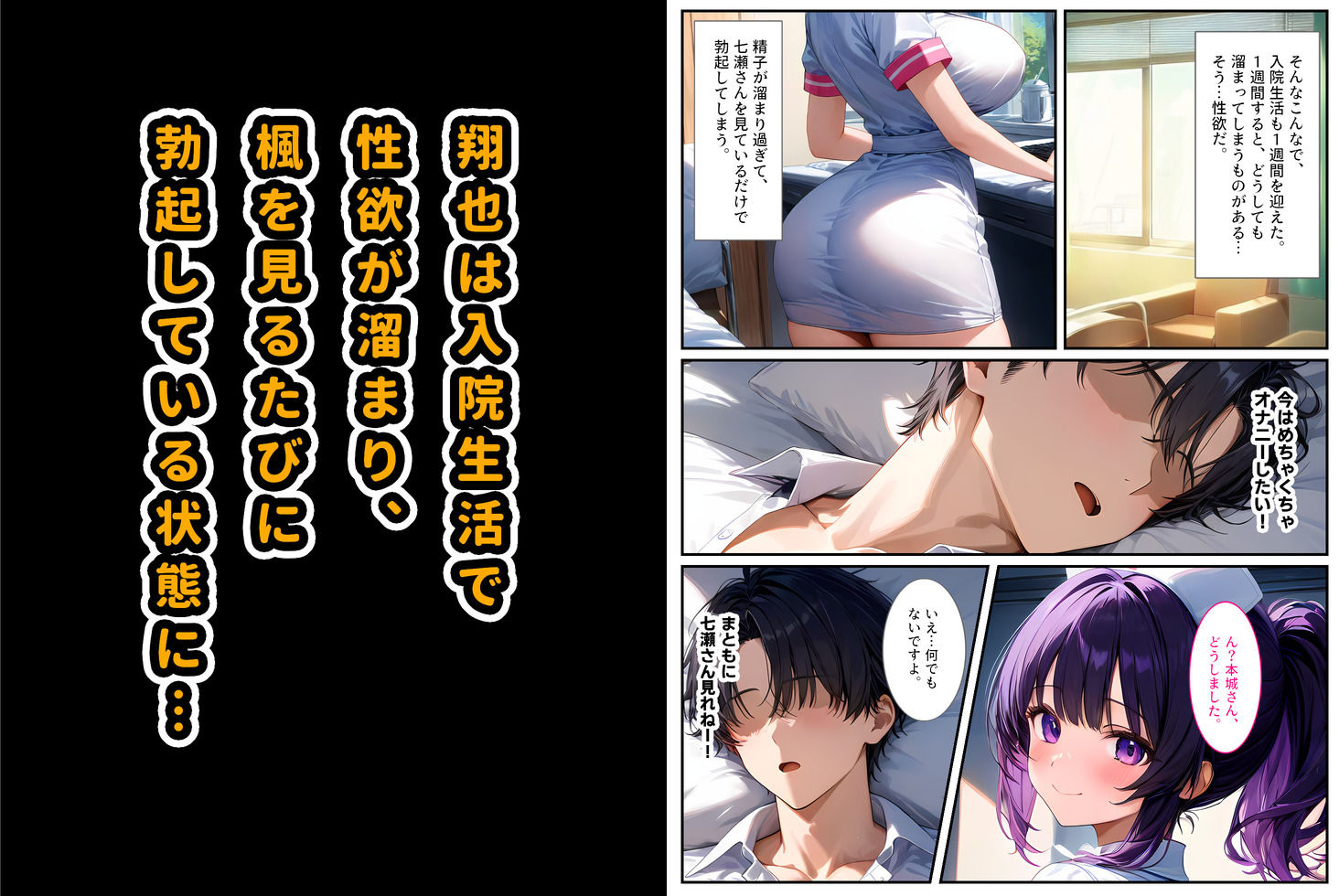 巨乳ナースは好きですか？〜入院したらおっぱいナースと病室で生セックス〜