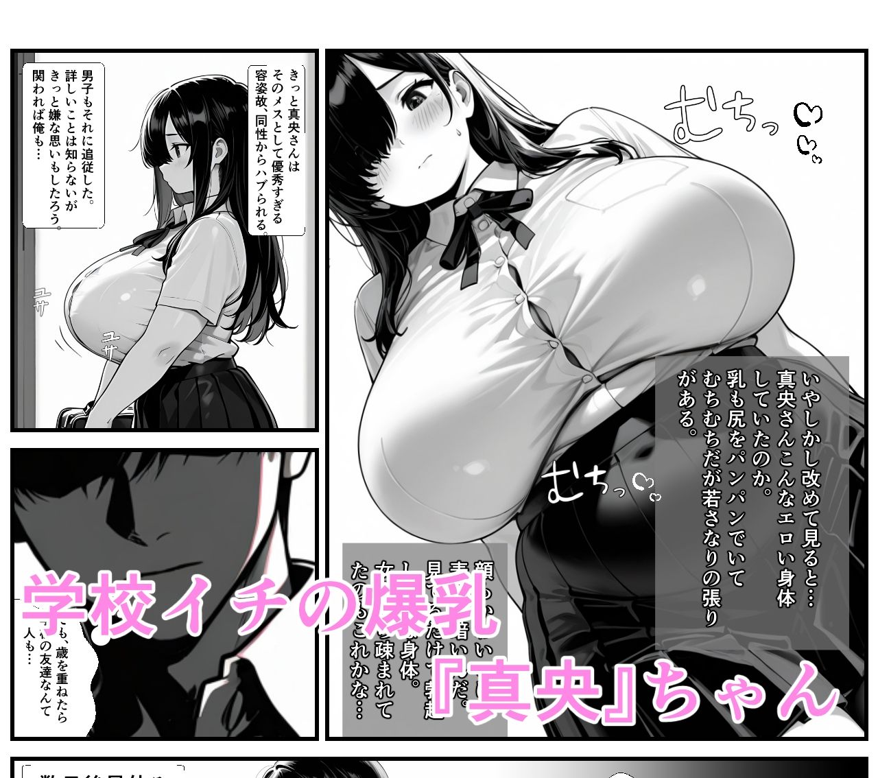 学校イチ爆乳だけどぼっちの同級生を一人占めしてべろちゅー中出しセックス