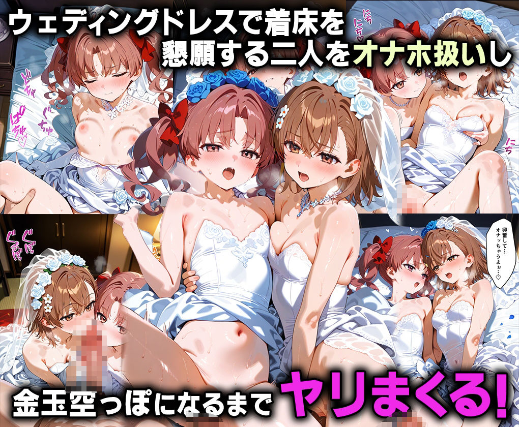 ふたりは俺のオナペットっ！完全支配済の御○美琴＆白○黒子を着せ替えでご奉仕性奴●にしてイキ狂わせる話ww