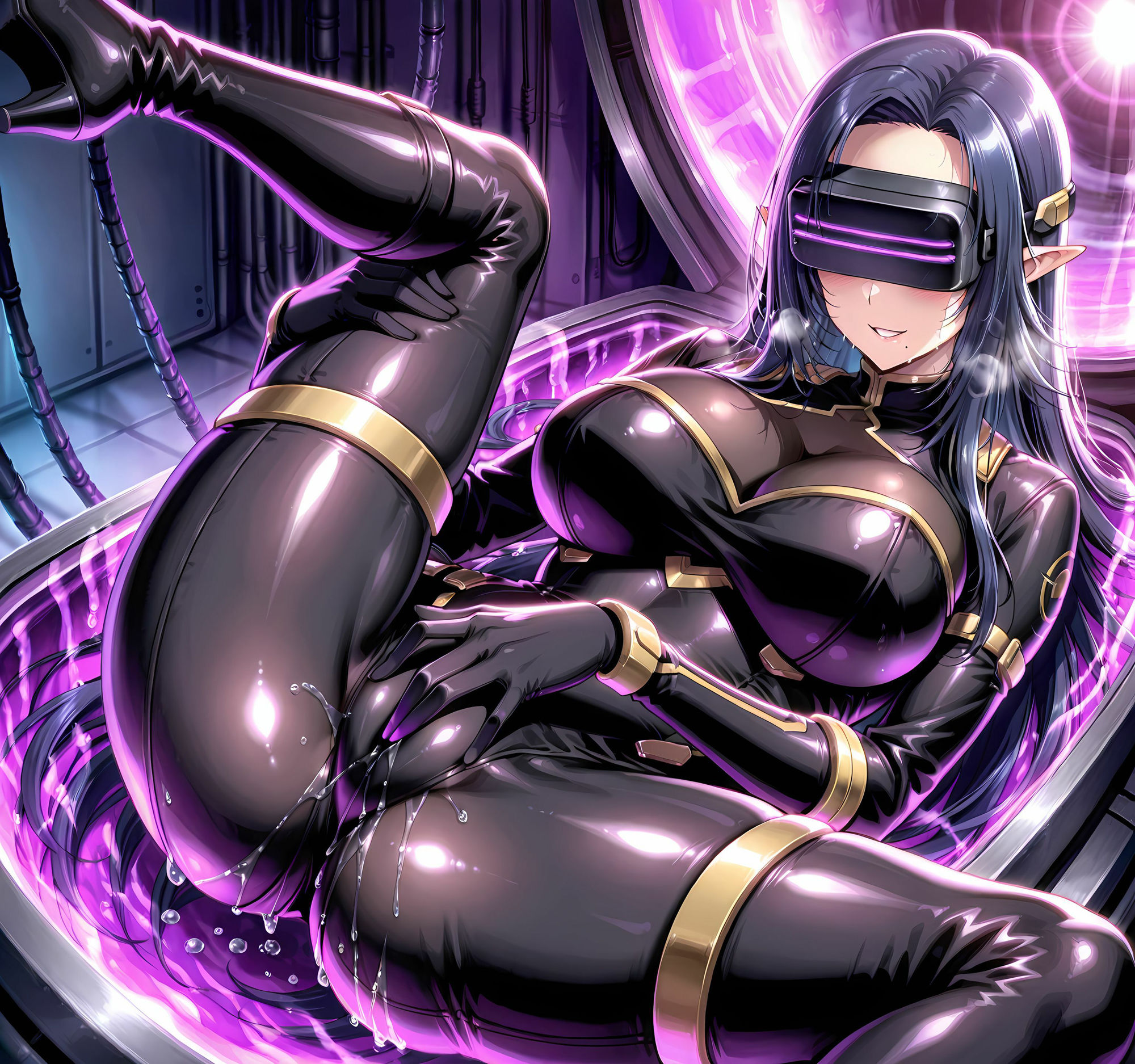 ガンマ拘束洗脳機械姦・悪堕ち孕ませ