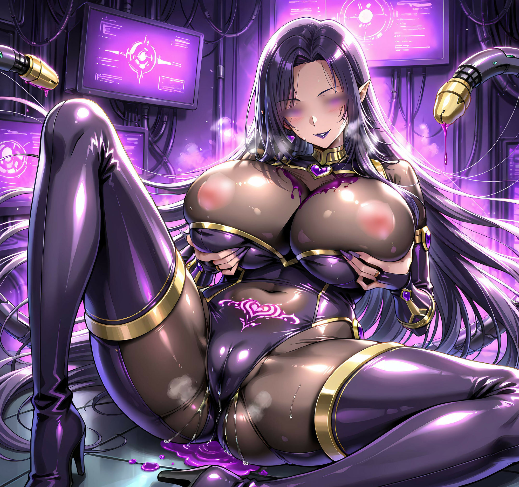 ガンマ拘束洗脳機械姦・悪堕ち孕ませ