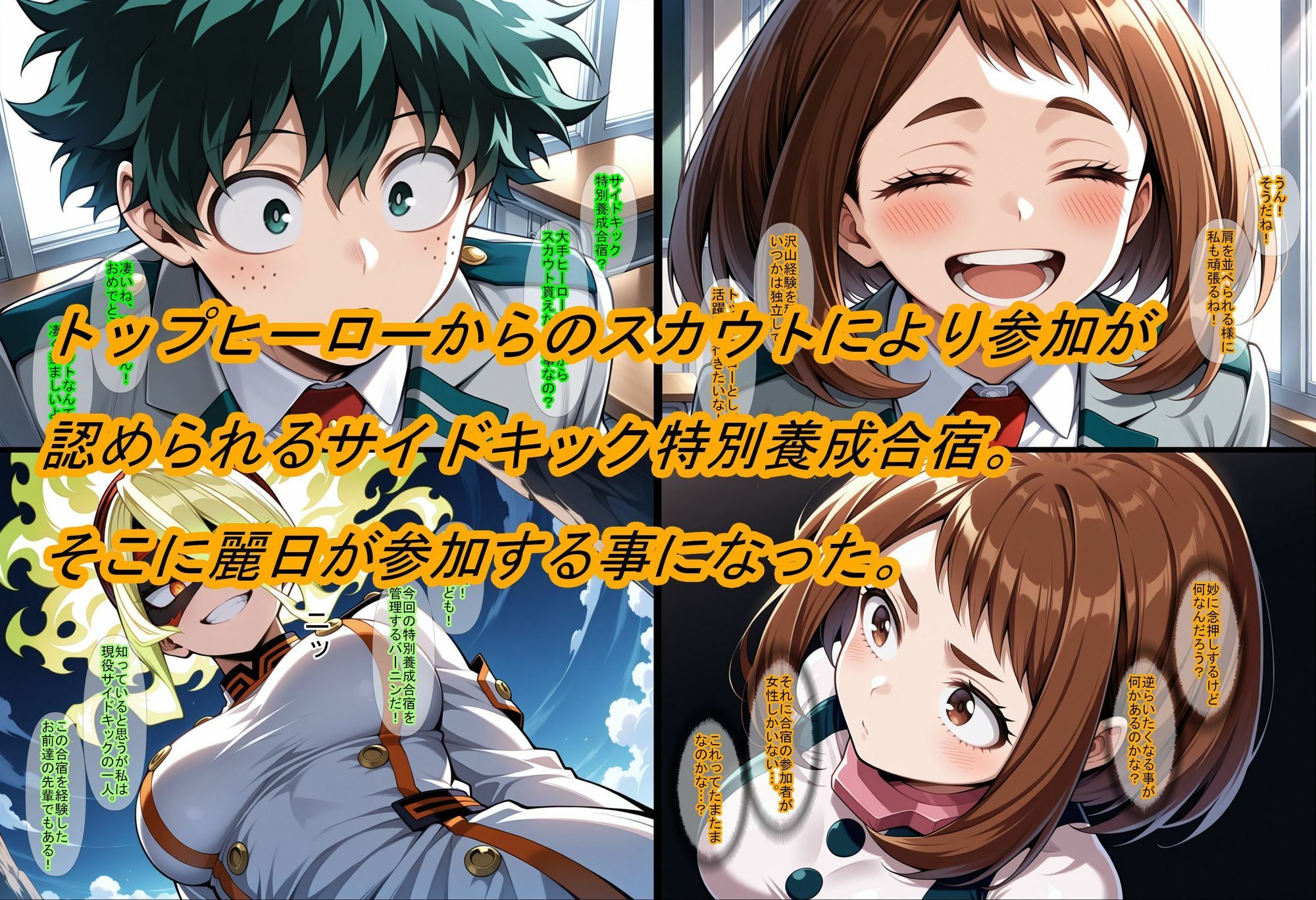 【ヒロ〇カ】サイドキック（性奉仕）特別養成合宿