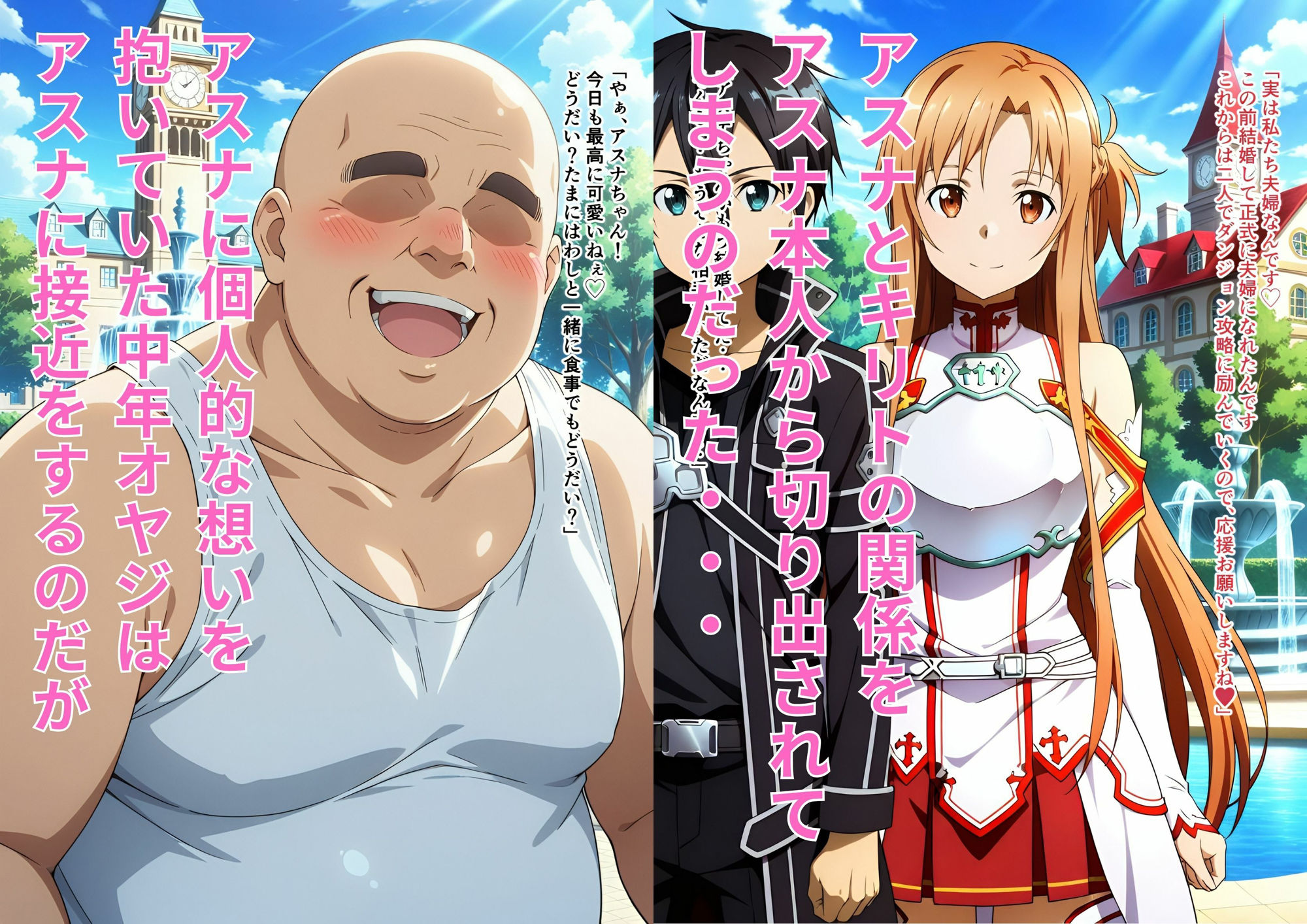 キモすぎるオヤジの発情スキルで完全メス堕ちしちゃった閃光のア◯ナ