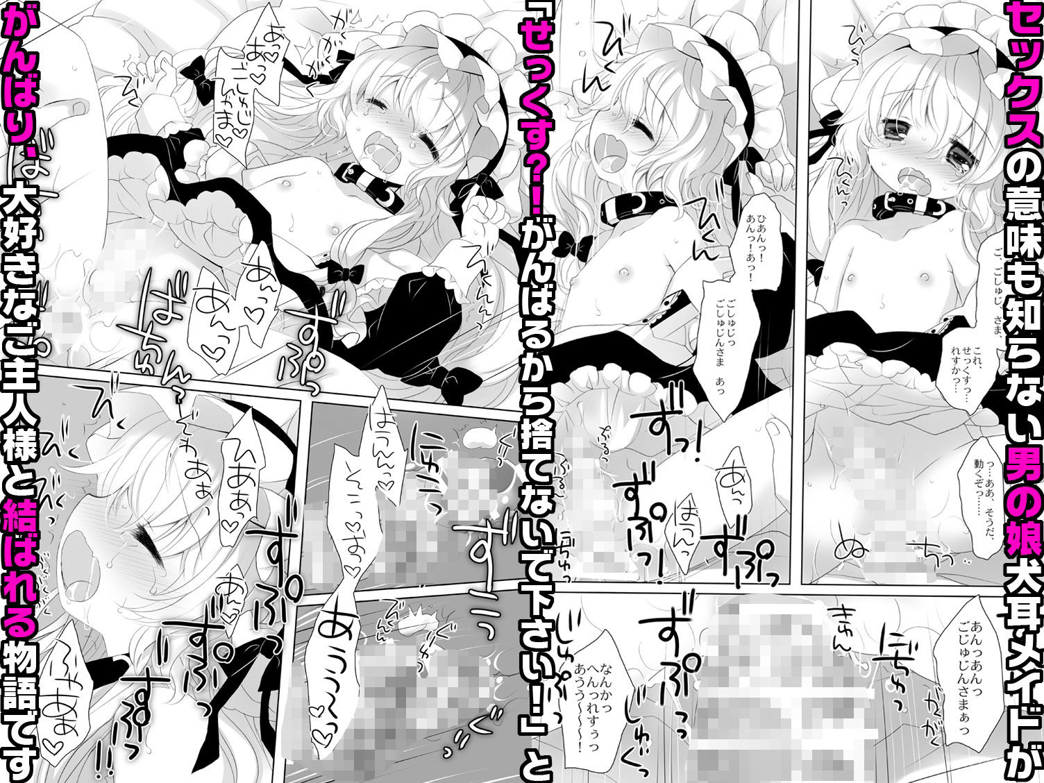 嫁にしようと思って買った犬耳メイドが男の娘だった