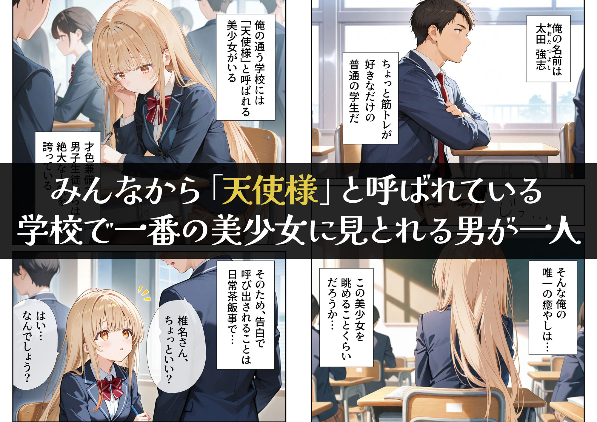 お隣の天使様を記憶操作でイケメンから寝取って堕天使にした件