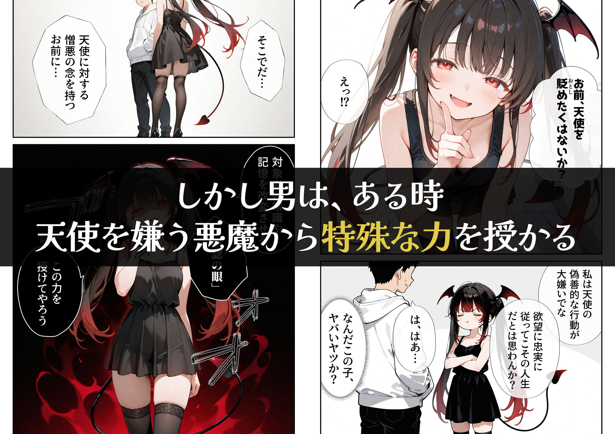 お隣の天使様を記憶操作でイケメンから寝取って堕天使にした件