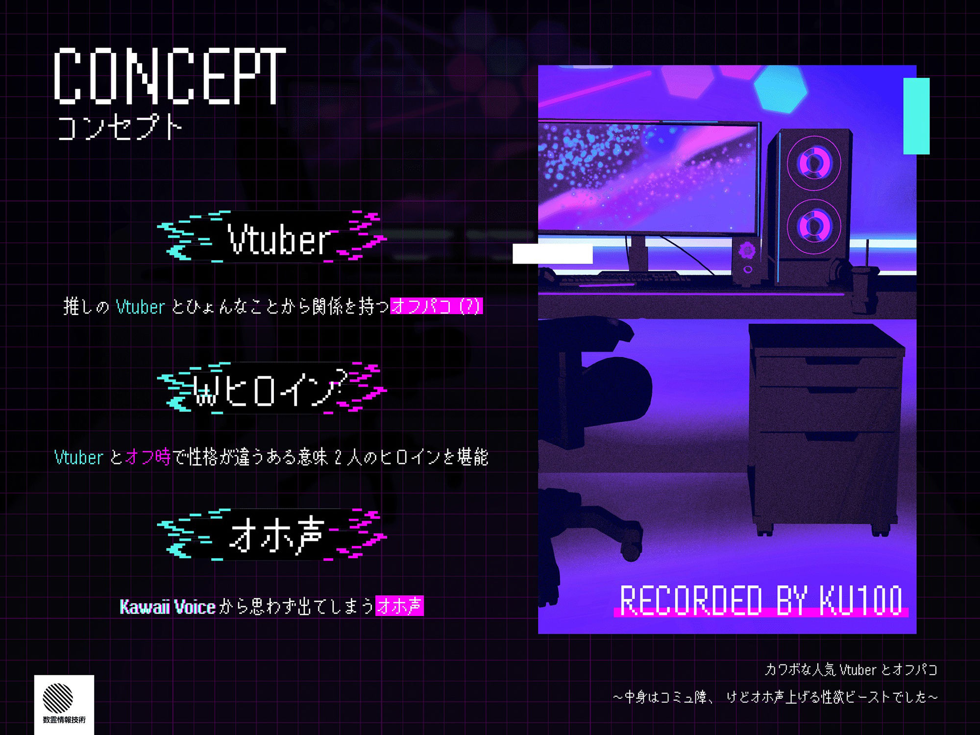 【Wヒロイン？】カワボな人気Vtuberとオフパコ〜中身はコミュ障、けどオホ声上げる性欲ビーストでした〜【KU100/両耳舐めボーナストラック付き】