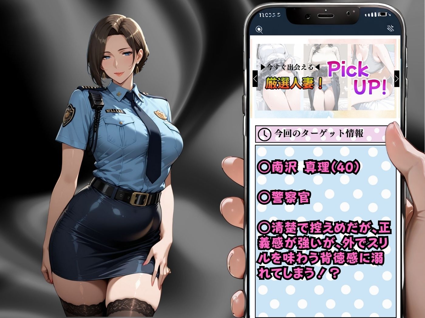 肉感人妻種付け〜人妻警察官もデカちん堕ち淫乱パトロール24時〜