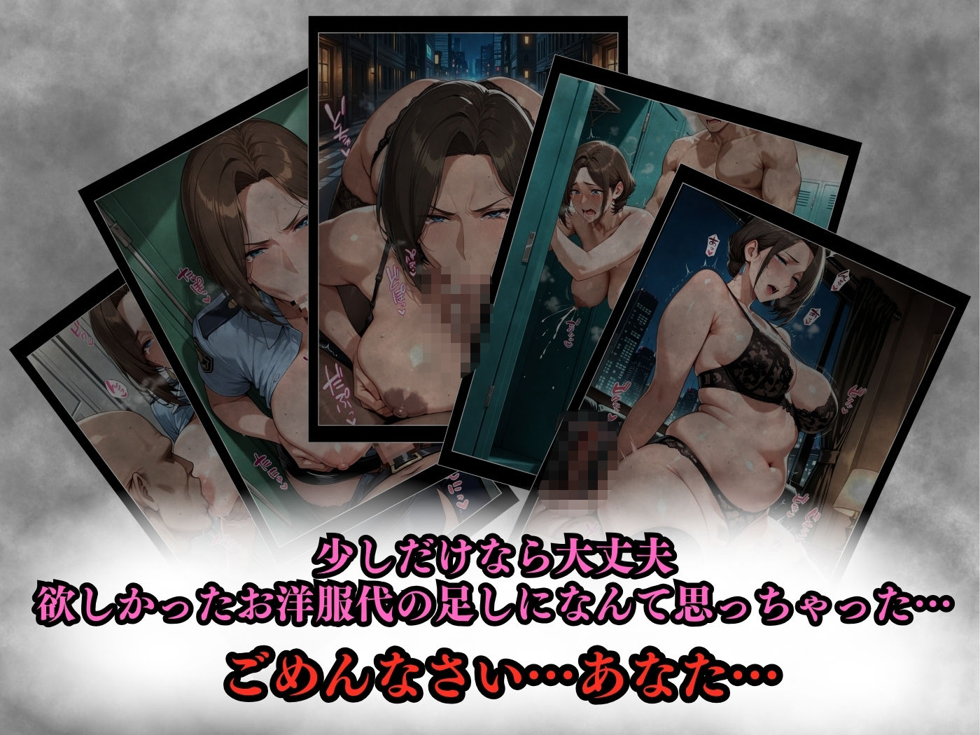 肉感人妻種付け〜人妻警察官もデカちん堕ち淫乱パトロール24時〜