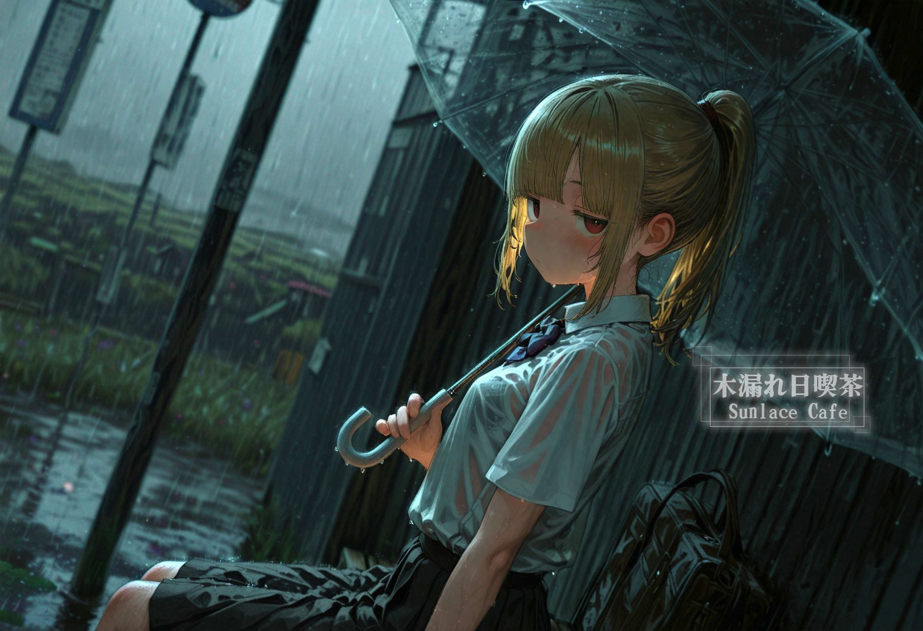 ひと夏、田舎のバス停と通り雨 -No One， No Time- vol.1