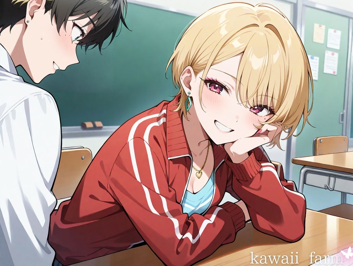 性欲まみれ   金髪白ギャル