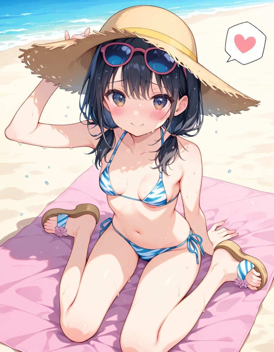 『黒髪カノジョと、ひみつのなつやすみ。vol.2』〜キミに溶けてる、水着の跡 〜