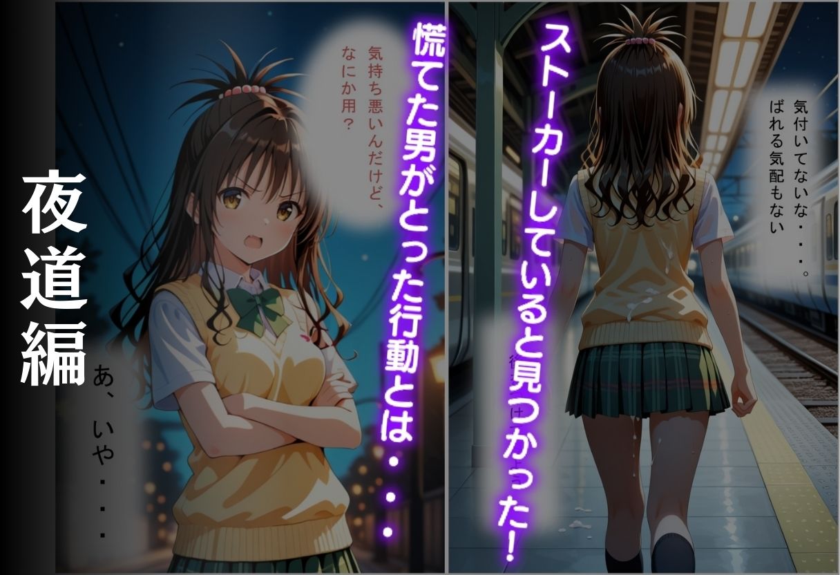 帰宅中のヒロインを拉致してレ●プした話  〜結城美柑〜