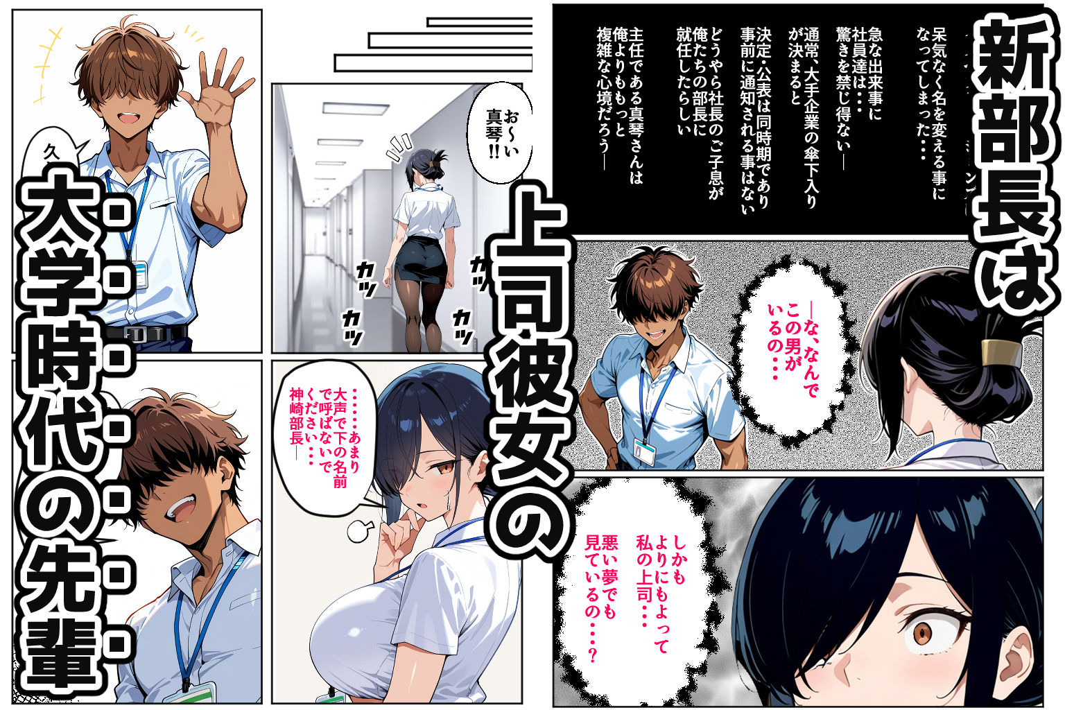 上司彼女が堕ちるまで（NTRカラーコミック195p）