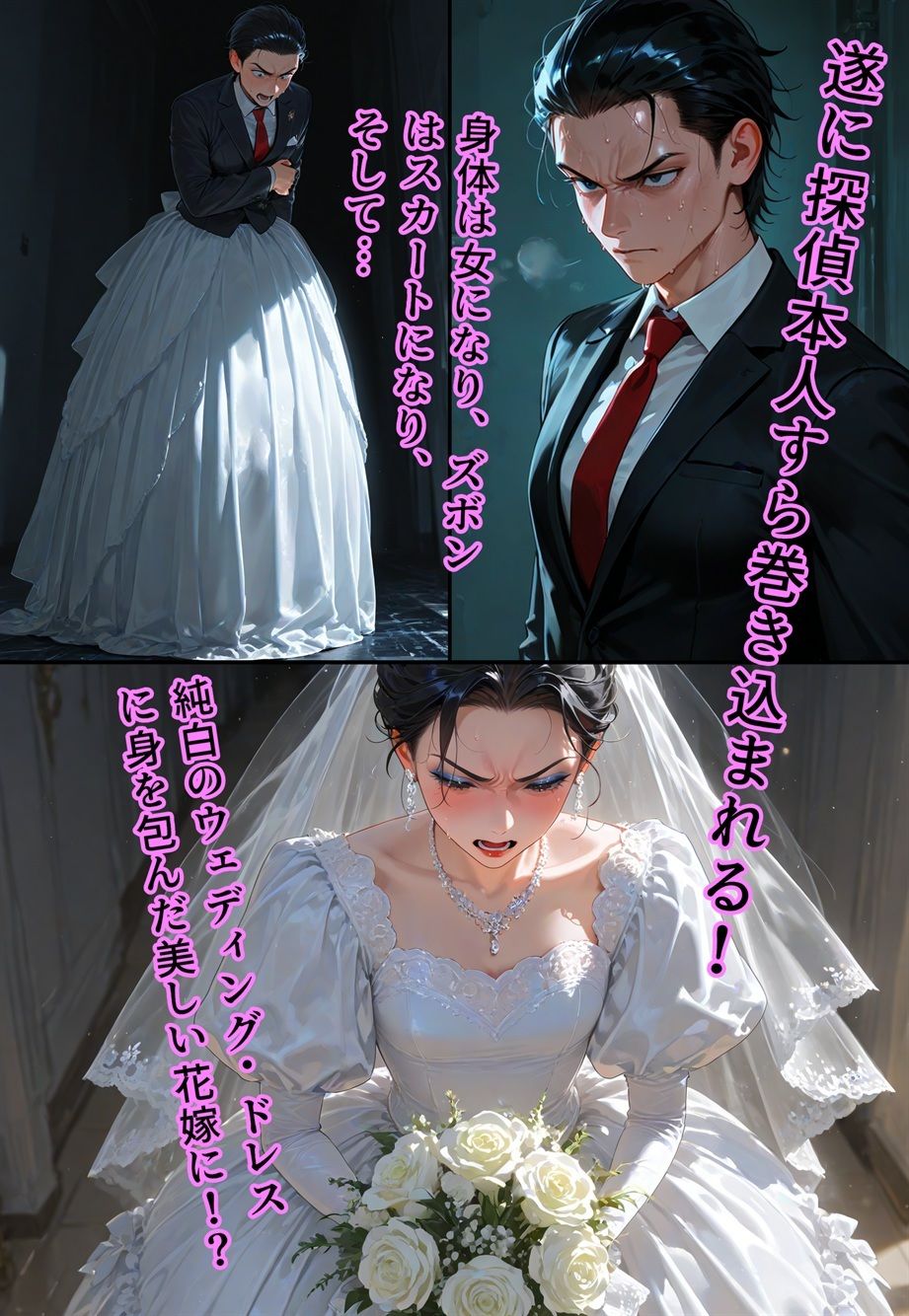 バージン・オフィス  〜職場の男たちが、全員ウェディングドレスの処女になった日〜
